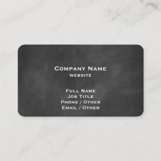 Chalkboard Dandela Business Card Visitenkarte