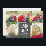 Chalkboard Doodle Weihnachten 2019 FotoCollage<br><div class="desc">Holen Sie sich "oohs and aahs" von Familie und Freunden in dieser Weihnachtszeit, wenn Sie dieses einzigartige Weihnachtskartendesign mit 5 Fotos und einem Chalkboard-Hintergrund mit whimsical Typografie und doodle Icons, die den Text "2019" bilden senden! Kontaktieren Sie uns, wenn Sie dieses Design für Ihre spezifische Anzahl von Fotos modifiziert haben...</div>