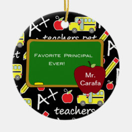 Chalkboard Favorite Principal Weihnachtsschmuck
