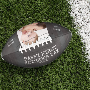 Chalkboard-Foto des personalisierten Ersten Vatert Football