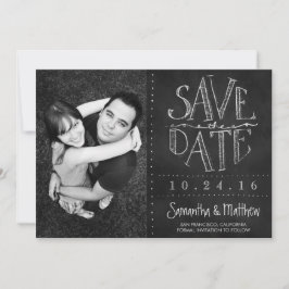 Chalkboard-Foto Save the Date