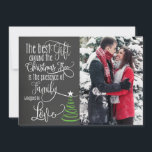Chalkboard Foto Weihnachtskarte Feiertagskarte<br><div class="desc">Chalkboard Foto Weihnachtskarte</div>