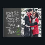 Chalkboard Foto Weihnachtskarte Feiertagspostkarte<br><div class="desc">Chalkboard Foto Weihnachtskarte</div>