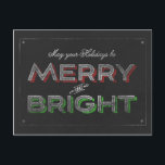 Chalkboard Frohe und helle Weihnachten<br><div class="desc">Chalkboard wünschen Ihnen ein frohes und helles Weihnachtsfest</div>