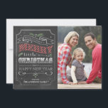 Chalkboard Frohe Weihnachten - Fotokarte<br><div class="desc">7x5 Chalkboard Frohe Weihnachten - Fotokarte. Personalisierbar. Teil einer Weihnachtskollektion.</div>