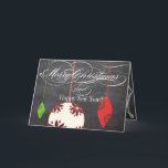 Chalkboard Frohe Weihnachtsfamilie Foto-Karte Feiertagskarte<br><div class="desc">Weihnachtsfotokarte Weihnachts Weihnachtsfotokarte Weihnachtskarte</div>