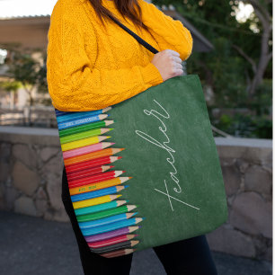 Chalkboard für niedliche Lehrer Personalisiert Tasche