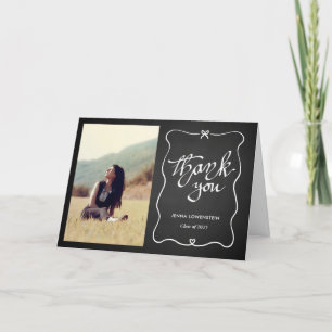 Chalkboard Graduate Danke Niedlich Bow   Foto