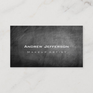 Chalkboard Grau Beruflich Artist Business Card Visitenkarte