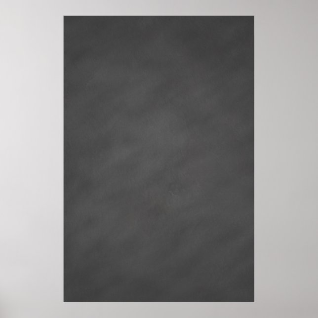 Chalkboard Grau Hintergrund Graue Chalk Board Schw Poster (Vorne)