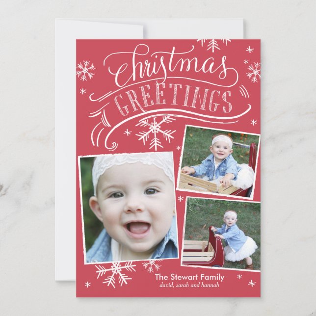 Chalkboard Greetings Collection Einladung (Vorderseite)