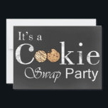 Chalkboard Holiday Cookie Swap-Party Einladung<br><div class="desc">Chalkboard Holiday Cookie Swap-Party Einladung</div>
