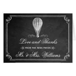 Chalkboard Hot Air Balloon Collection Mariage