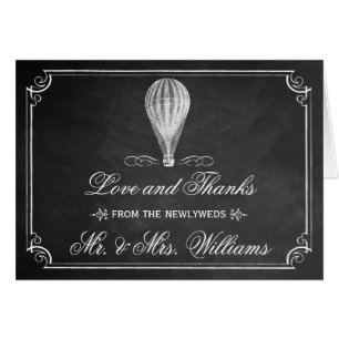 Chalkboard Hot Air Balloon Collection Mariage