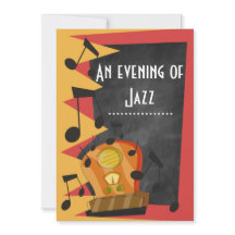 Chalkboard Jazz Blues Theme Party