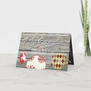 Chalkboard Joyeux Noël Famille Carte photo