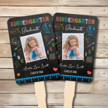 Chalkboard Kindergarten Abschluss Fan