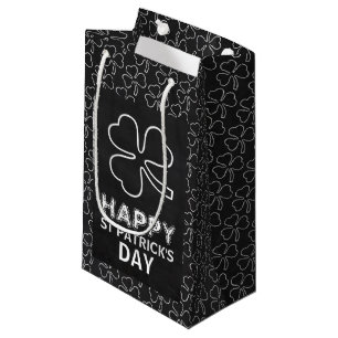 Chalkboard-Kleeblatt, St Patrick's Day Kleine Geschenktüte