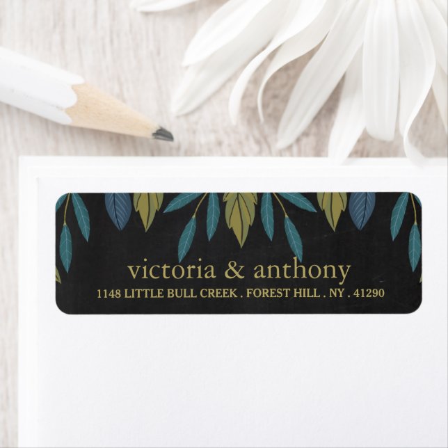 Chalkboard Leaf Wedding (Insitu)