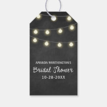 Chalkboard + Lights Brautparty Gefallen Geschenket