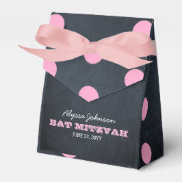 Chalkboard Lights Pink Bat Mitzvah Gevor Box Geschenkschachtel