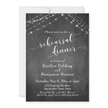 Chalkboard Lights Skript Hochzeit Probe Dinner