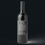 Chalkboard Little Christmas Wine Flasche Labels Weinetikett<br><div class="desc">Mit diesen stilvollen Etiketten können Weinflaschen oder andere Lebensmittel-/Getränkebehälter Ihrer Wahl aufgezogen werden! Besuchen Sie unsere Website unter www.berryberrysweet.com für weitere Designmöglichkeiten.</div>