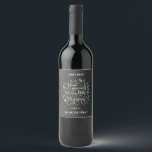 Chalkboard Little Christmas Wine Flasche Labels Weinetikett<br><div class="desc">Mit diesen stilvollen Etiketten können Weinflaschen oder andere Lebensmittel-/Getränkebehälter Ihrer Wahl aufgezogen werden! Besuchen Sie unsere Website unter www.berryberrysweet.com für weitere Designmöglichkeiten.</div>