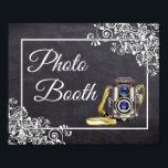 Chalkboard Look Wedding Foto Booth Poster<br><div class="desc">Chalkboard Look Wedding Foto Booth Poster</div>