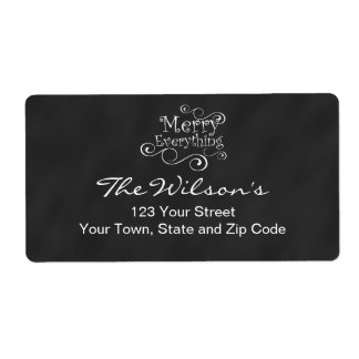 Chalkboard Merry alles