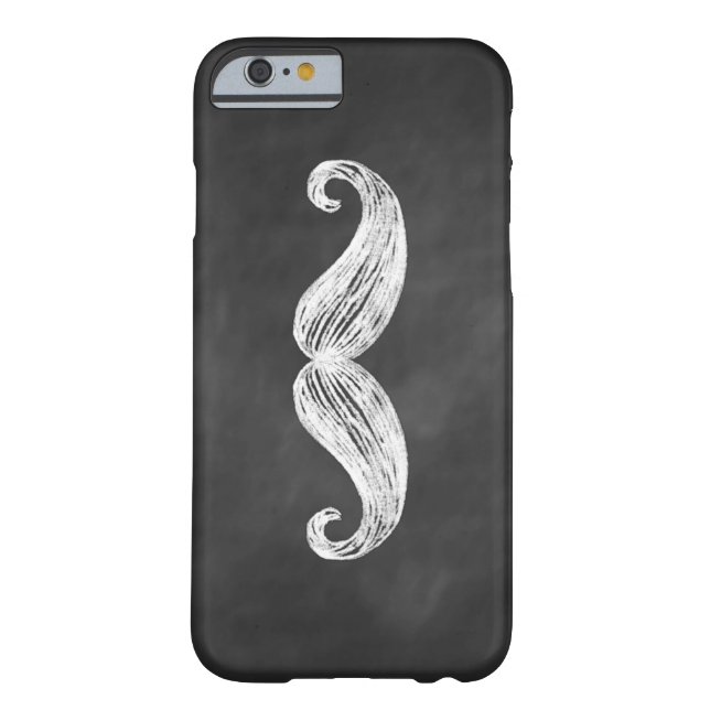 Chalkboard Mustache iPhone 6 Fall Case-Mate iPhone Hülle (Rückseite)