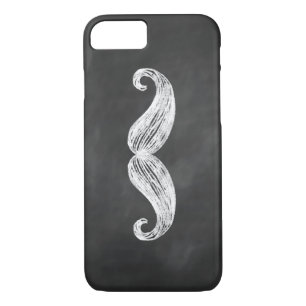 Chalkboard Mustache iPhone 7 Coque
