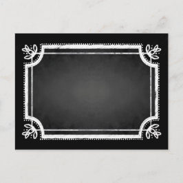 Chalkboard-Postkarte für individuell anpassbare le Postkarte