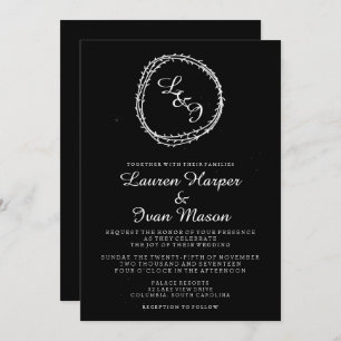 Chalkboard Rustikale Kleider Einladung