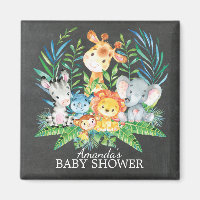 Chalkboard Safari Jungle Baby Dusche Gefallen Magn