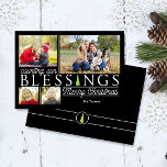 Chalkboard Segnung Weihnachtsfotokarte Feiertagskarte<br><div class="desc">Holen Sie sich "oohs and aahs" von Familie und Freunden in dieser Weihnachtszeit, wenn Sie einen einzigartigen und trendigen Gruß von DoodleLulu bis zum 2. Juni Bugs Design senden! Kontaktieren Sie uns, wenn Sie dieses Design für Ihre spezifische Anzahl von Fotos modifiziert haben möchten oder wenn Sie dieses Design für...</div>