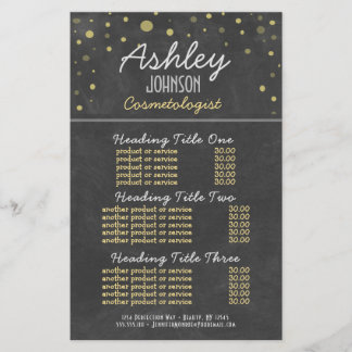 Chalkboard Services und Preise für Kosemtologen