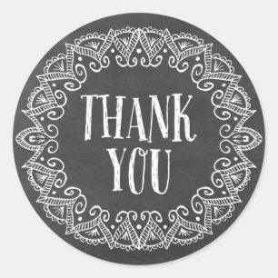 Chalkboard-Sinti und Roma Danke, Stickers