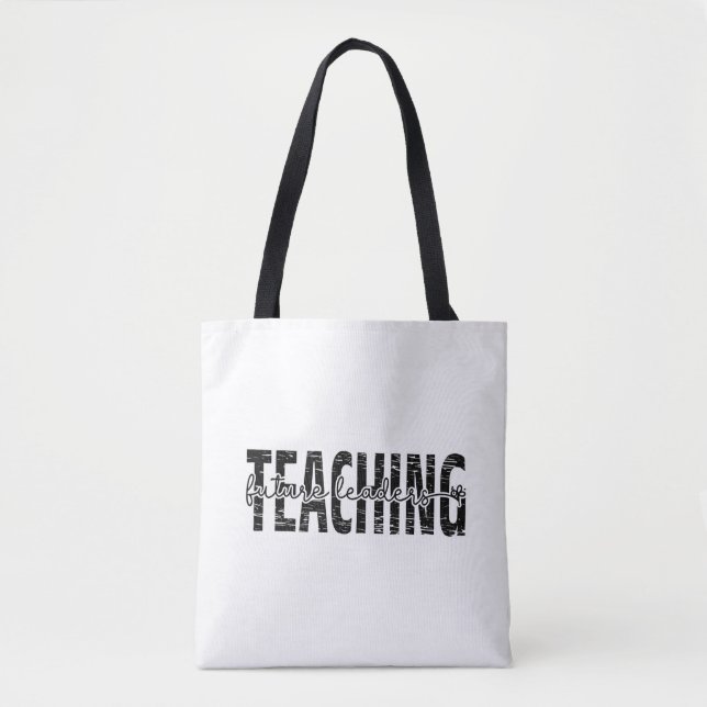 Chalkboard Skriptlehre Zitat Kunst Tasche (Vorderseite)