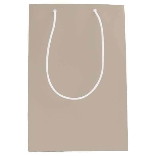 Chalkboard Snowman Khaki Mittlere Geschenktüte (Vorderseite)