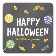 Chalkboard Sweet Candy Leckereien Happy Halloween