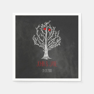 Chalkboard-Thema Serviette