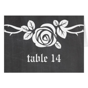 Chalkboard-Tischnummer-Karte der Elfenbeinküste Ro