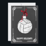 Chalkboard Volleyball-Spieler Weihnachtskarten Feiertagskarte<br><div class="desc">Volleyballverzierung mit Chalkboard Holiday Grußkarten nach Interesse. Berufliche Urlaubskarten sind branchenspezifische Urlaubskarten. Diese Beruf-spezifischen Urlaubskarten werden Ihren Urlaubsszenarien eine Touch Einzigartigkeit verleihen</div>