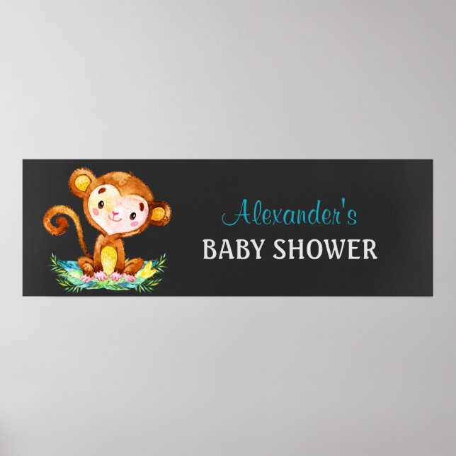 Chalkboard Wasserfarbencreme Kinderdusche Poster (Vorne)