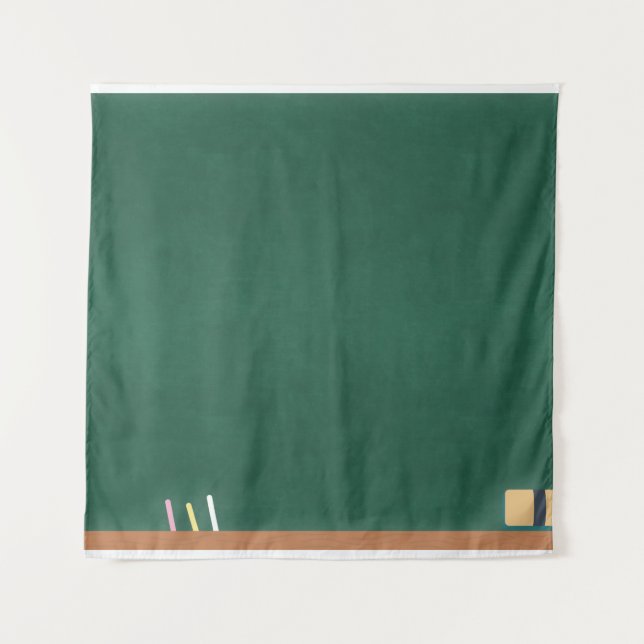 Chalkboardkreide Wandteppich (Vorderseite)