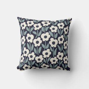 Chalkflower-Garten Moody Midnight  Kissen