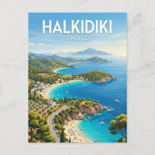 Chalkidiki Griechenland Postkarte