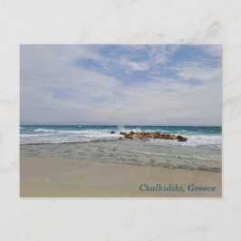 Chalkidiki Griekenland strand en zee Postkarte