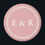 Chalky Pastel Pink Wedding Party Set Magnet<br><div class="desc">Chalky Pastel Pink Wedding Party Set</div>